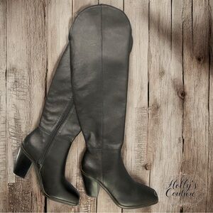 Jessica Simpson Ravyn Women's Over-The-Knee Zipper Boots Sz 6.5M